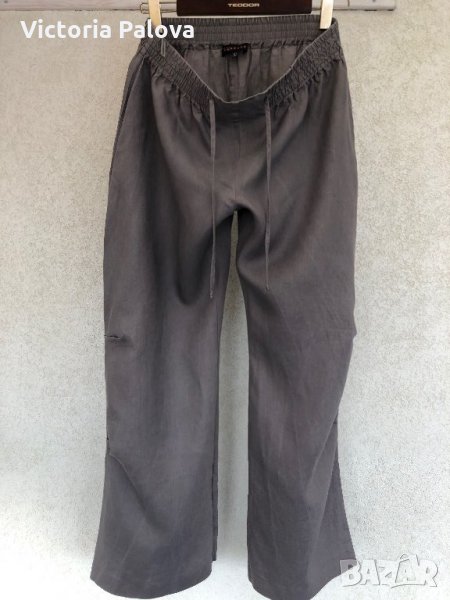 Хубав ленен панталон,интересен модел, снимка 1