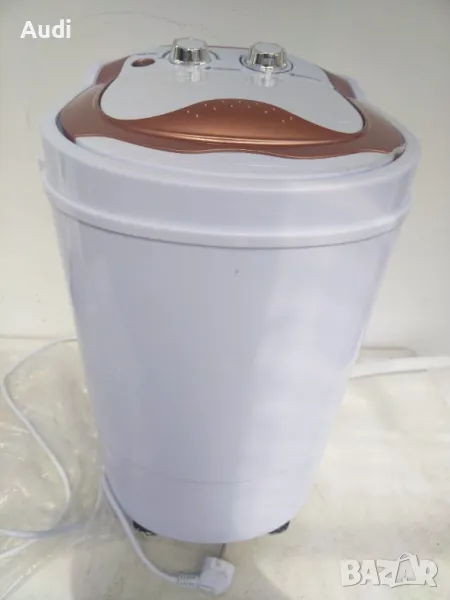 Преносима мини пералня с центрофуга. Капацитет 3кг пране  Мощност 250W, снимка 1