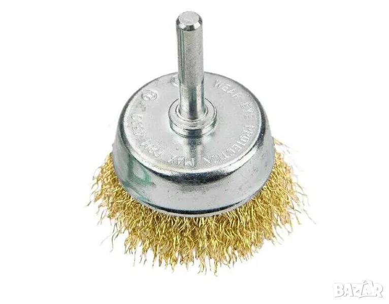 Телена четка за бормашина, Тип камбана, 5 см, снимка 1