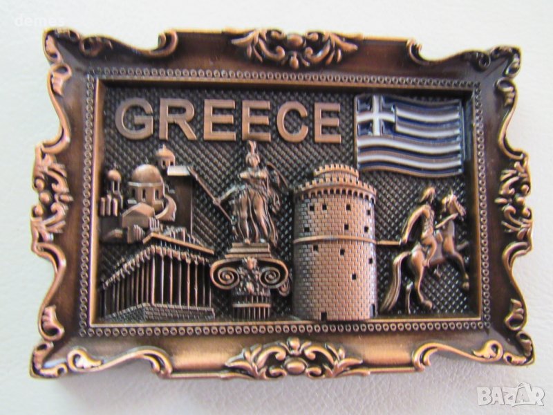 Метален магнит от Атина, Гърция-серия-4, снимка 1