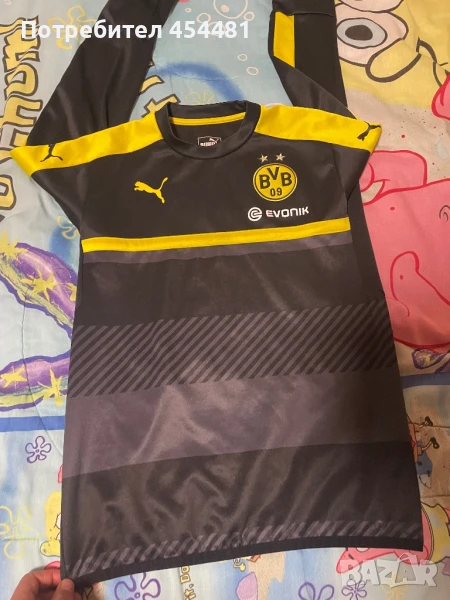 Puma Borrusia Dortmund оригинална мъжка блуза с дълъг ръкав, снимка 1