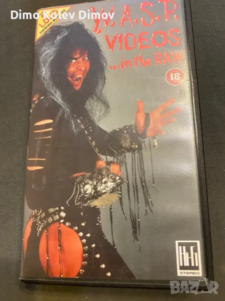 WASP VHS Видео Касета. Оригинал!, снимка 1