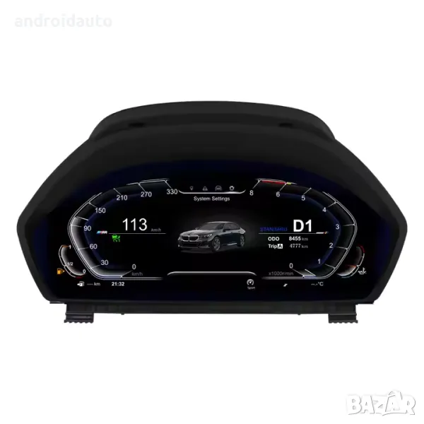 Дигитален километраж BMW F30 F31 F34 F32 F33 F36 12.3" LINUX SYSTEM, снимка 1