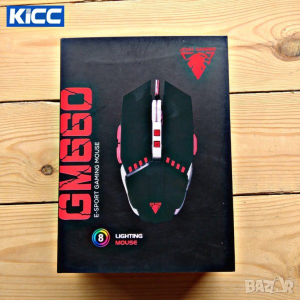 Оптична USB Светеща Геймърска Мишка GM660, снимка 1