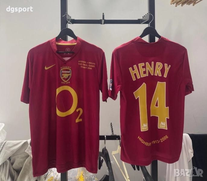 Футболна фланелка на Арсенал#Тиери Анри #14 сезон 2005/2006!, снимка 1