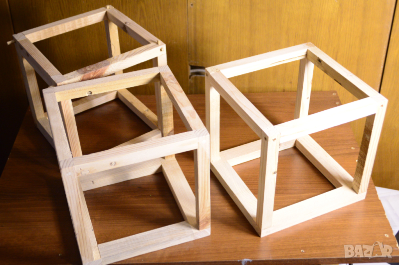 Дървени кубове, снимка 1