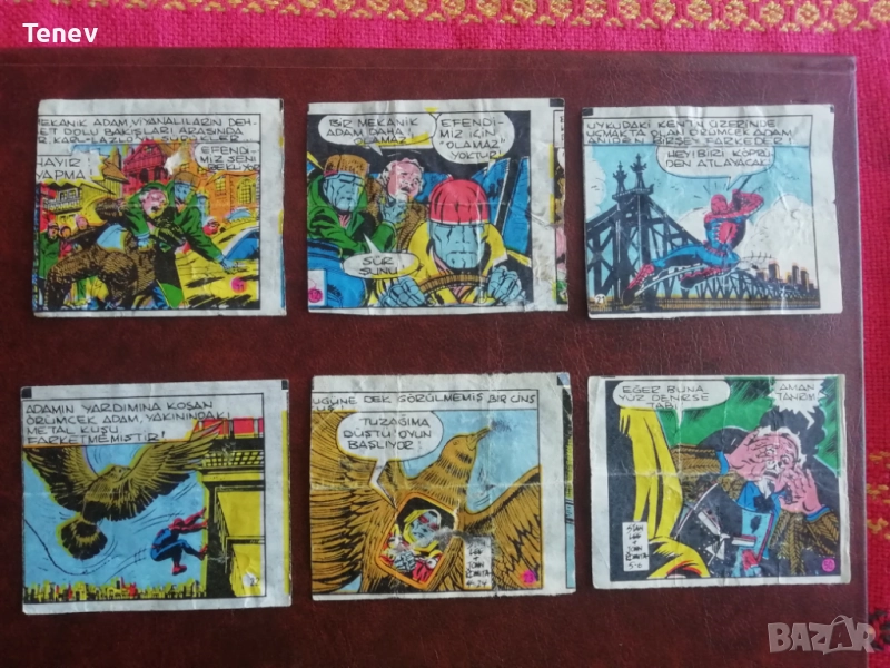 Картинки от дъвки Spiderman - 6 бр., снимка 1