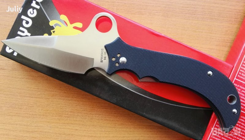 Сгъваем нож Spyderco Jot Singh Khalsa, снимка 1