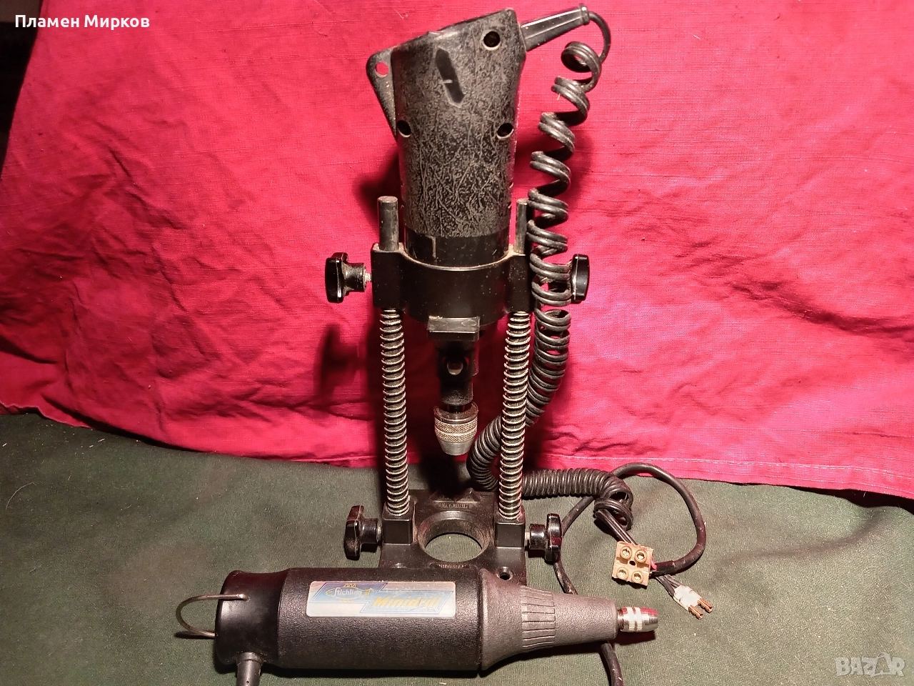 Две германски минидрелки и стойка, снимка 1