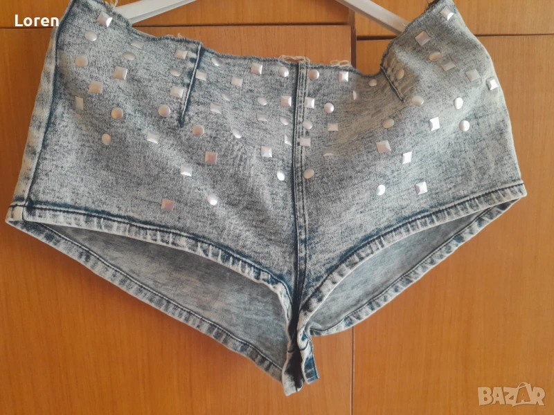 *Asos*Къси дамски дънки с капси , снимка 1