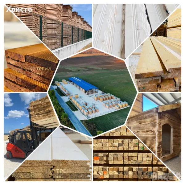 Дървен материал - сухи талпи, ламперия, дюшеме, челни, декинг , снимка 1