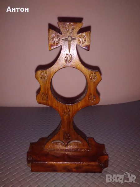 Дървен кръст/иконостас., снимка 1