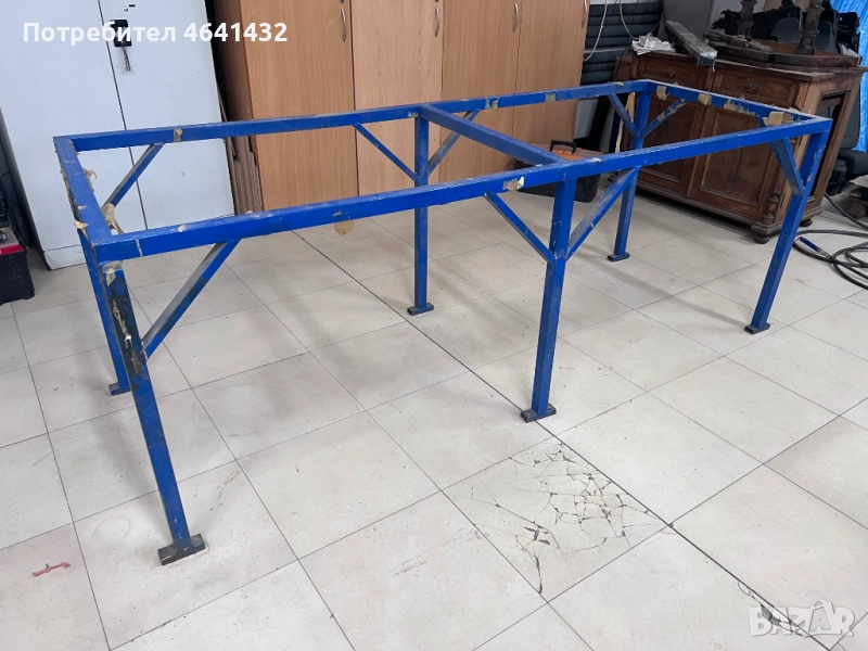 Метална маса без плот, снимка 1