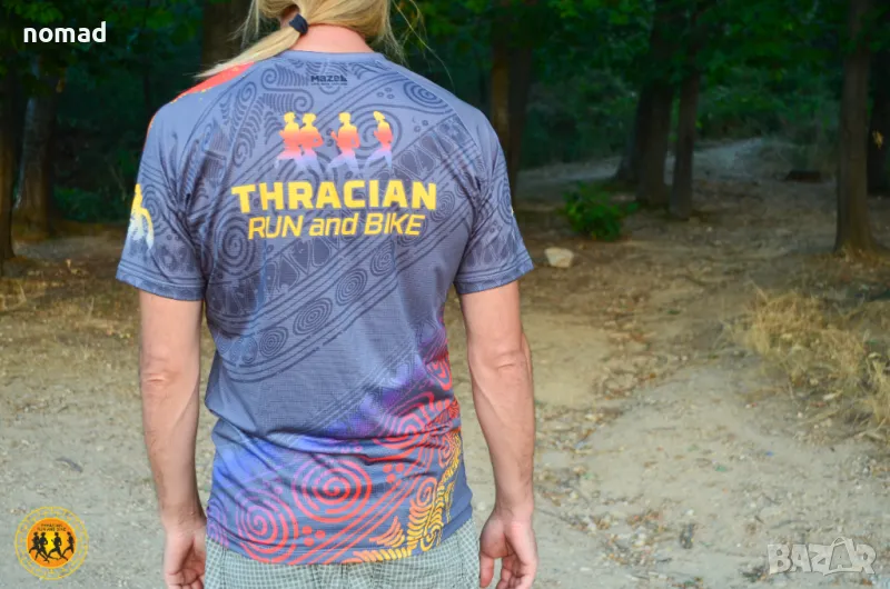 Уникални тениски Thracian Run and Bike I Бягане, Спорт, Туризъм, снимка 1