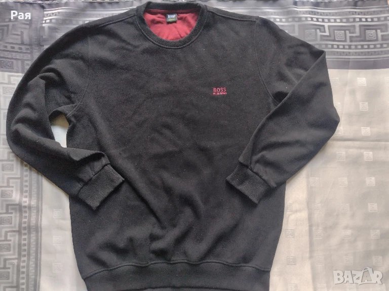 Черна спортно официална блуза BOSS, снимка 1