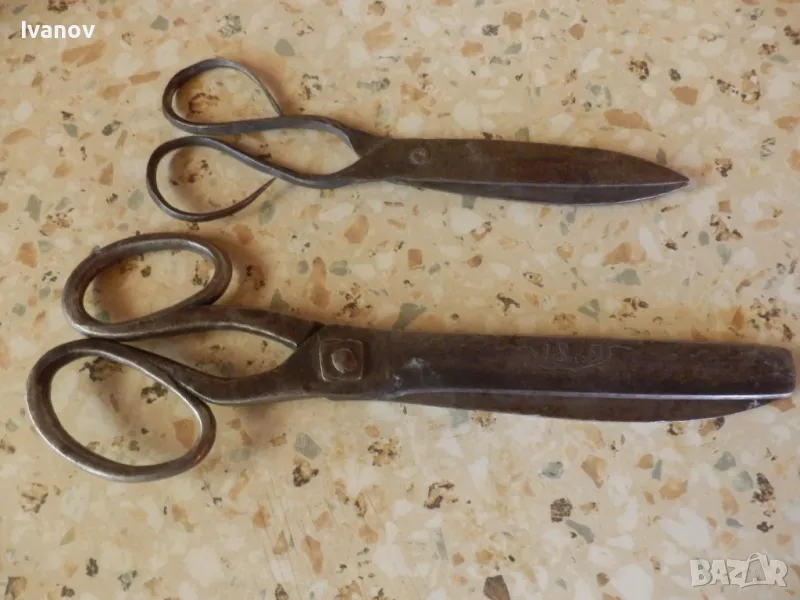 Стари ковани ножици, снимка 1