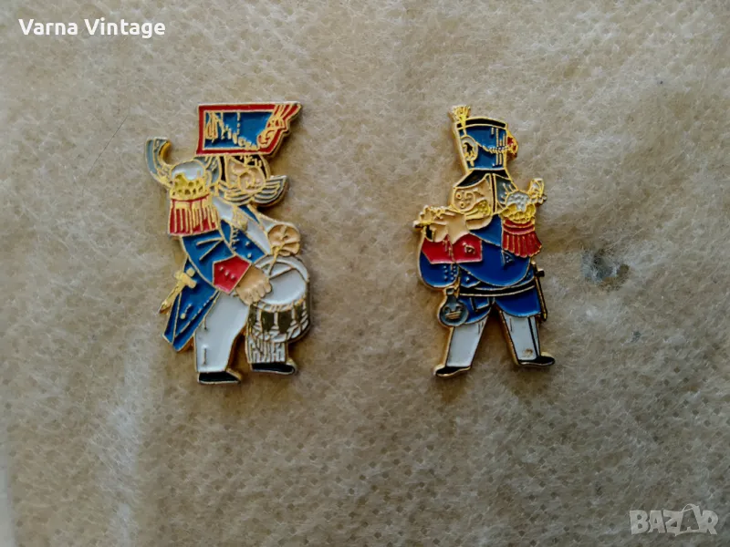 Значки Военни музиканты 2 бр. Германия REIMANN. марк., снимка 1