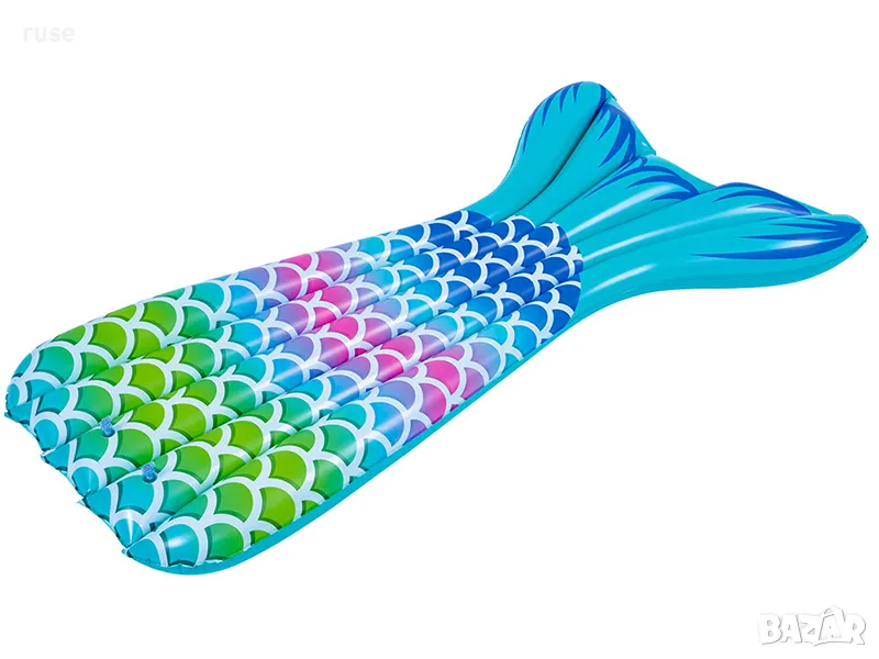 НОВИ! Надуваем дюшек Русалка 180х88х13см, снимка 1