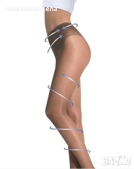 Jolie Folie 30DEN черен,телесен италиански коригиращ чорапогащник 40-85кг стягащи чорапогащници, снимка 1