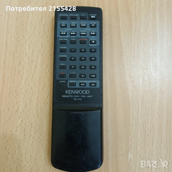 Оригинално дистанционно KENWOOD RC- F3, снимка 1