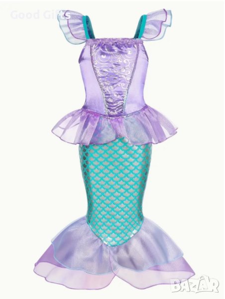 Детска рокля на Русалка Принцеса, снимка 1