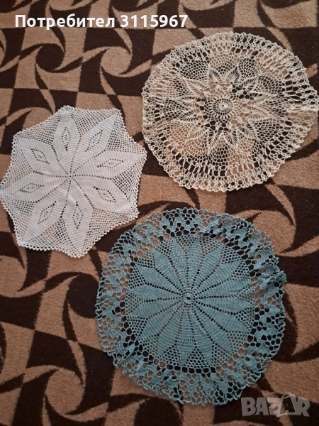 3 броя ръчно изплетено, снимка 1