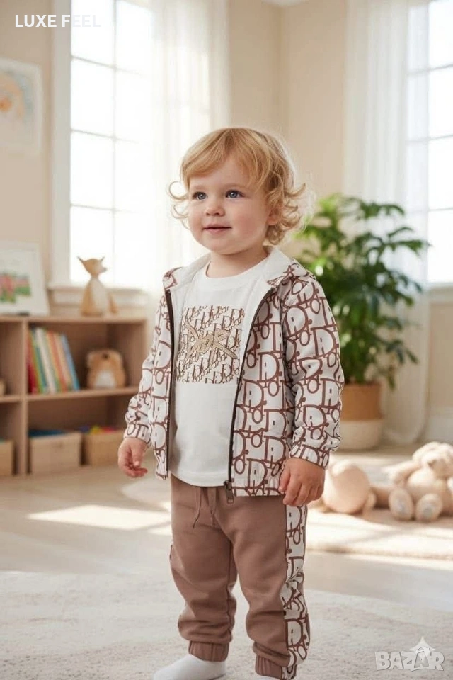 Dior 🤎 Бебешки Комплект -3 Части , снимка 1