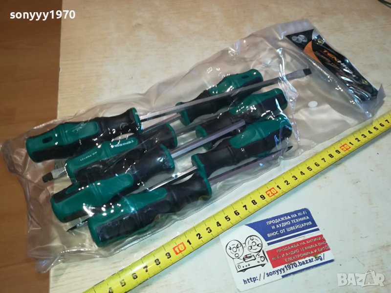 ОТВЕРТКИ-ЗЕЛЕНИ ЯКИ НОВИ 1901240936, снимка 1