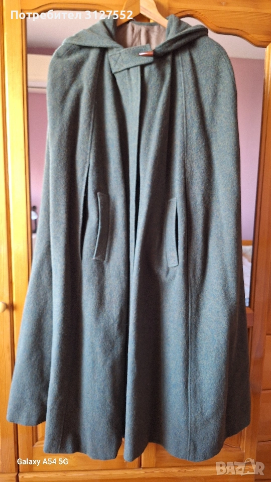вълнено палто тип пелерина/пончо, снимка 1