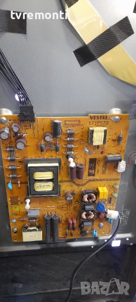 POWER BOARD, 17IPS72 170818R4, for 49 inc DISPLAY VES490QNDS-2D-N41 for TOSHIBA, снимка 1