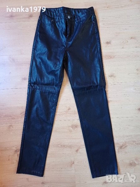 Кожен панталон H&M р.XS/34, снимка 1