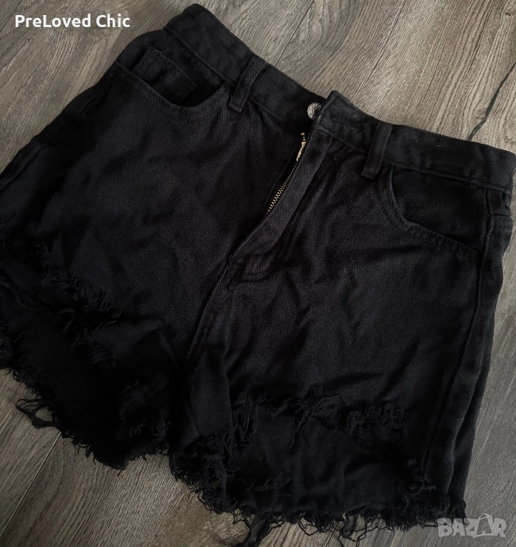 Черни къси дънки , снимка 1