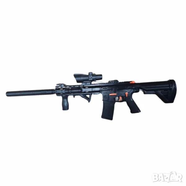 Играчка Gelsoft M416 автомат с аксесоари + гел муниции , снимка 1