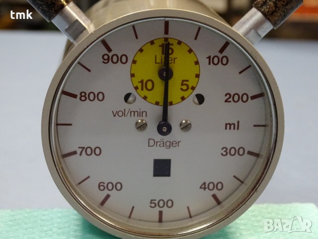 Вакуум Дебитомер Drager Volumeter 3000, снимка 2 - Резервни части за машини - 32762406