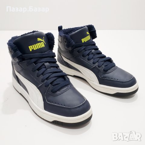 Puma Rebound Joy Fur 375477 Оригинални Зимни Ватирани Маратонки 39 25см, снимка 4 - Детски маратонки - 43537575