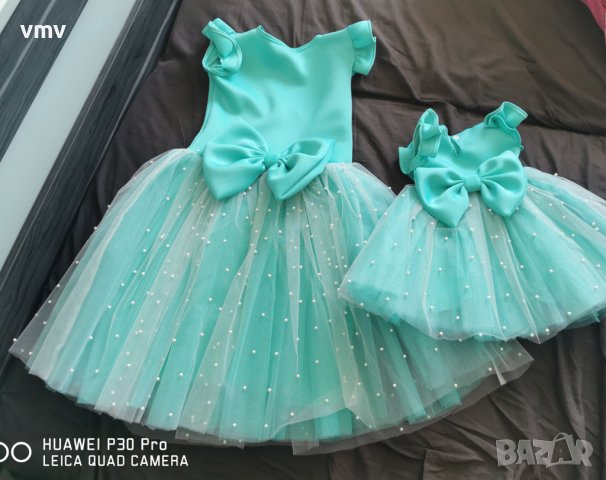 Комплект дамска и детска рокля, снимка 2 - Бебешки рокли - 37563523