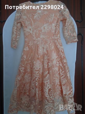 Елегантна рокля с пайети, снимка 1 - Рокли - 28453430