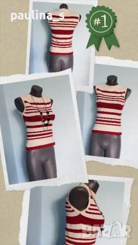 Пет различни броя / Еластичен топ тип потник , снимка 12 - Корсети, бюстиета, топове - 51156155