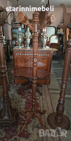 Антикварни дървени закачалки , снимка 6 - Закачалки - 51439471