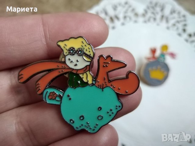 Пинче Малкият Принц Брошка Малкият Принц Значка Пинчета Пинове Подарък Малкият Принц Бижута , снимка 4 - Други - 38860568