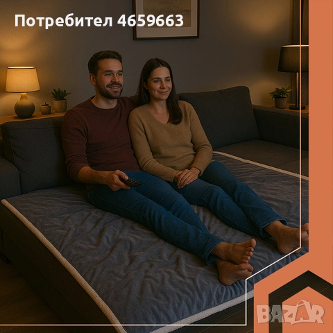 Качествено електрическо одеяло RUHHY, Електрически матрак 180×130 см, двулицево, снимка 5 - Олекотени завивки и одеяла - 52526270