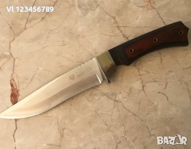 Ловен нож с калъф sanjia knife k85