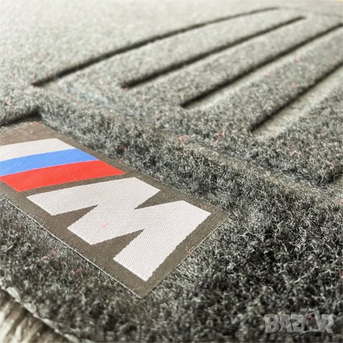 стелки текстилни авто стелки за M power BMW E36 E39 E46 E60 E61 E90 E91 F10 F30 комплект черни 4броя