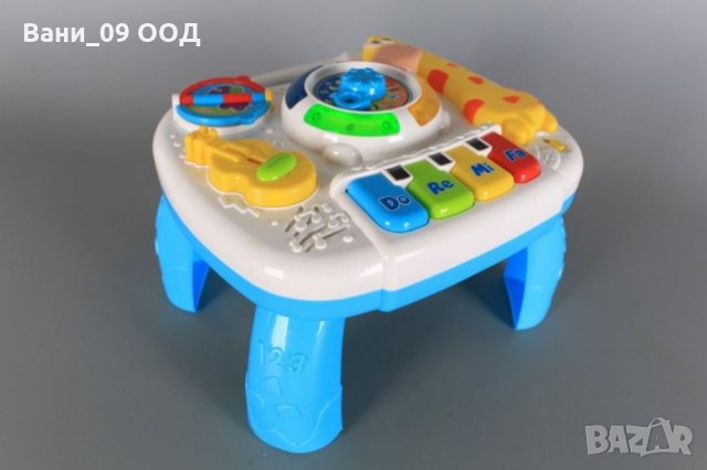 Интерактивна детска масичка с множество функции, снимка 2 - Музикални играчки - 32878778