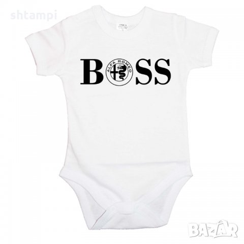 Бебешко боди ALFA ROMEO BOSS , снимка 2 - Бодита за бебе - 33224641