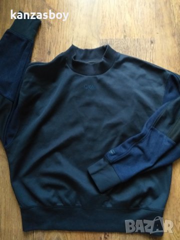 g-star pleat loose collar sw - страхотна дамска блуза КАТО НОВА, снимка 6 - Блузи с дълъг ръкав и пуловери - 39545478