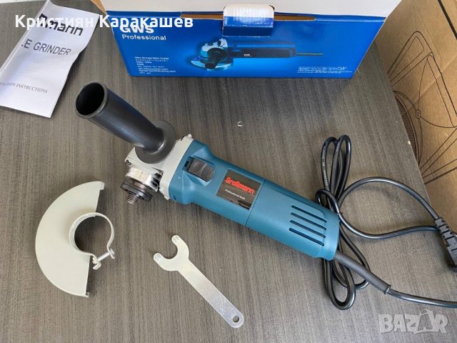 Ъглошлайф GrosMann 125mm с регулатор на обороти 1200W, снимка 4 - Други инструменти - 38870415