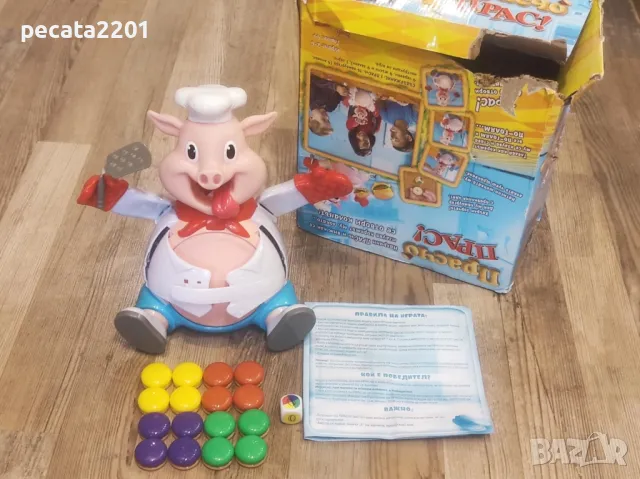 Продавам - настолни игри "Прасчо прас" и "Hungry Dinos"