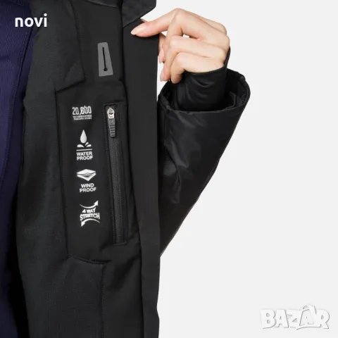 Rossignol Aile, 2XL, ново, оригинално дамско ски/сноуборд яке, черен, снимка 11 - Зимни спортове - 47424899