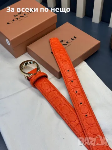 Coach Дамски Колан Естествена Кожа - Налични Различни Цветове Код D2277, снимка 3 - Колани - 49516734